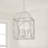 Brea 4 - Light Dimmable Lantern Square / Rectangle Chandelier