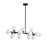 Jewellia 16 - Light Dimmable Bubble Glass Sputnik Modern Linear Chandelier-305184211