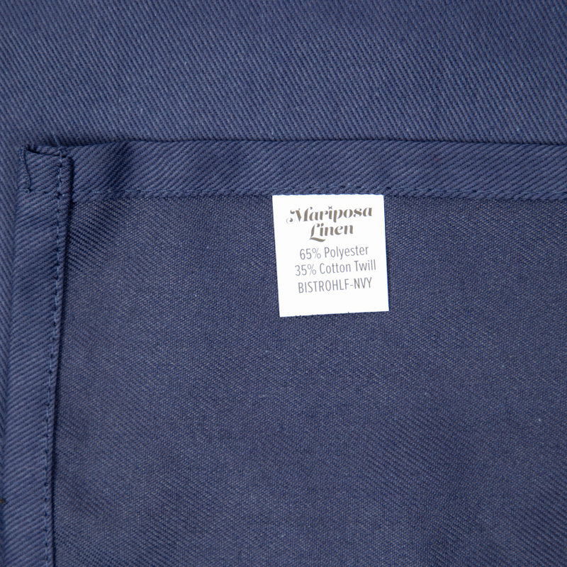 Demi-tablier de bistro - paquet de 12, Bleu marine