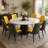 Faux Leather Upholstered Solid Back Side Chair-160234885