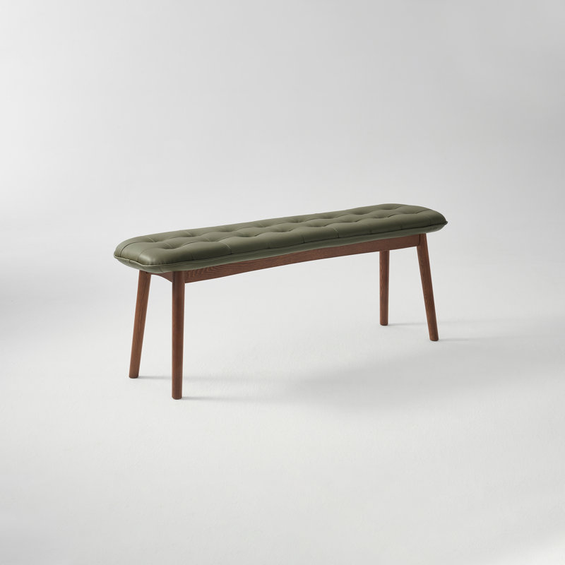 Bancs en bois massif, 48"L, Green