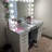 Hollywood Premiere Pro Makeup Mirror with 15 Frosted LED Bulbs Dressing Mirror with Standing Base-60657163