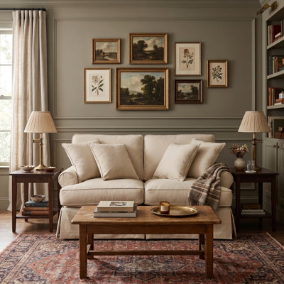 Wesham 60 " Slipcovered Loveseat