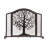 Kittleson Large Tree of Life Fire Screen with Door - Black-80889465