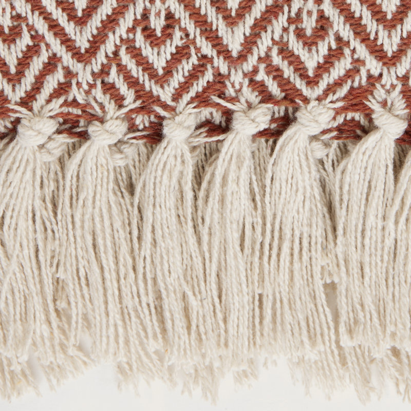  Jeté double en coton, Rouge