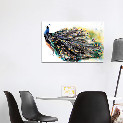 Peacock Splendour I by Soo Beng Lim - Wrapped Canvas Painting