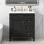 Meuble-lavabo de salle de bain avec lavabo supérieur, 2 tiroirs et un tiroir basculant-1942148122