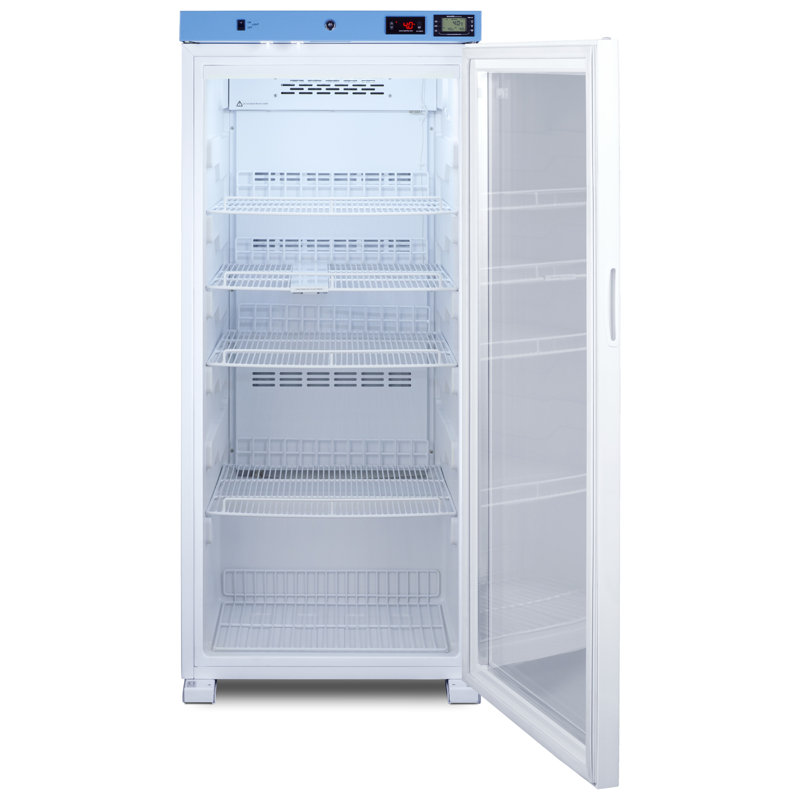EQtemp 24" Wide Upright Healthcare Refrigerator, Right Handed