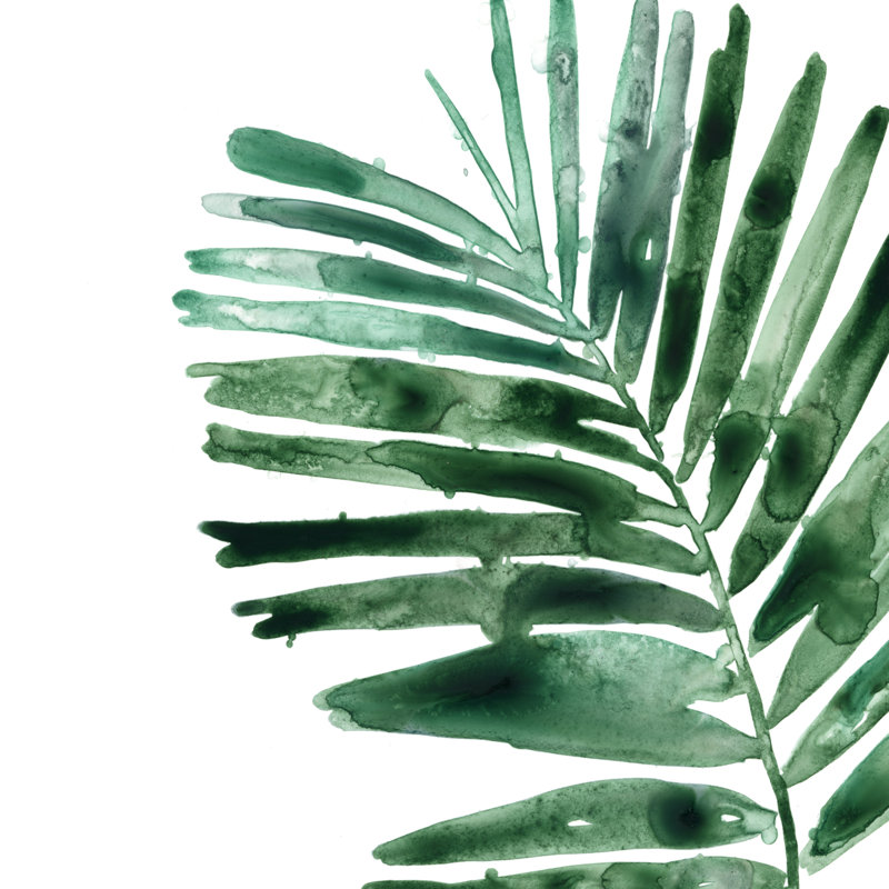 «Tropical Jewel VII» par June Erica Vess - peinture sur toile tendue, H 30 po x l 30 po