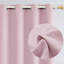 Linen Blend Blackout Curtain Panel Pair-1386531241-1386531242