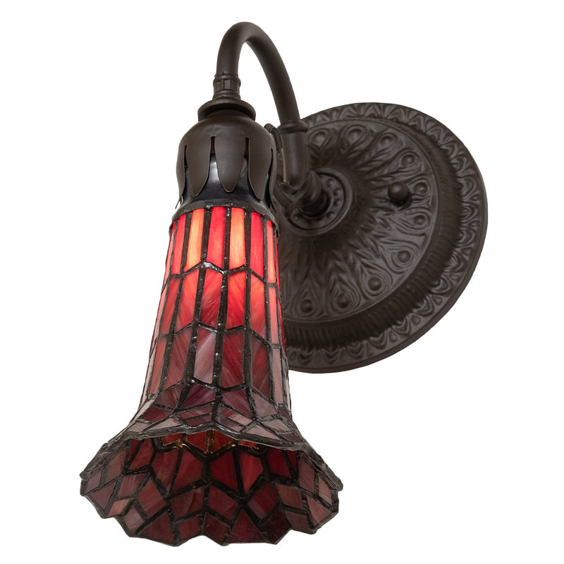 Applique murale en acier Gazon, Rouge