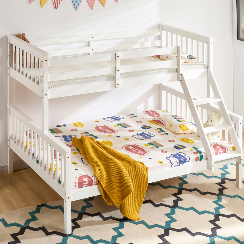 Muskoka Bunk Bed with Built-in Ladder Included, White
