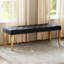Banc de salle à manger rembourré 44,8 po Mid-Century-456070943-456070928