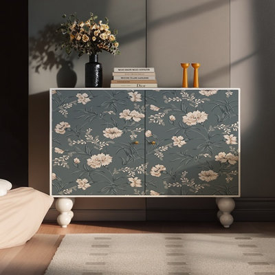 Armoire décorative à double porte de style français