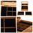 Large Capacity Jewellery Box with Lock