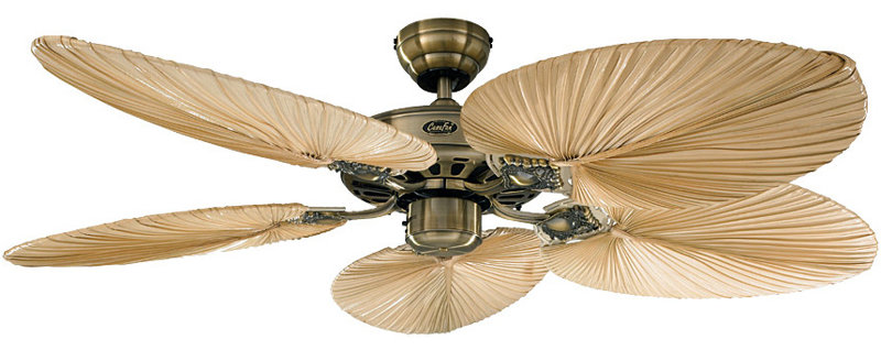 Boutwell 132cm Ceiling Fan, Natural Palm