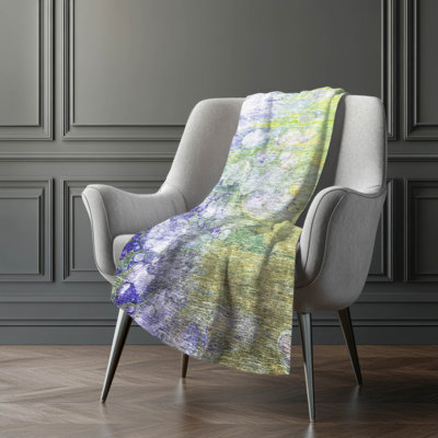Addison Machine Washable Sherpa ASB698 Abstract Throw Blanket