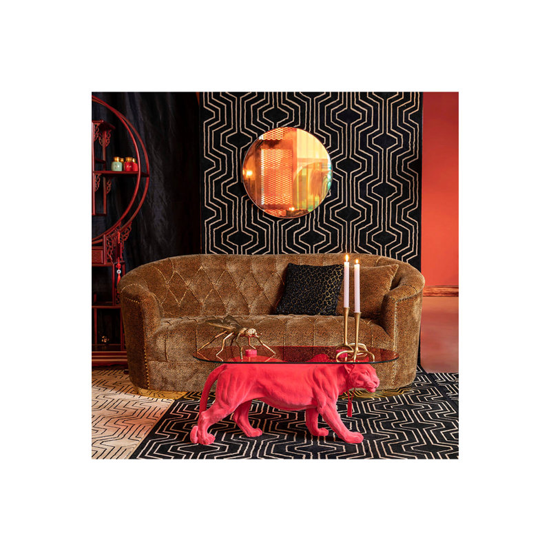 Figurine Coffee Table, Pink