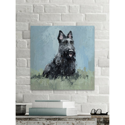 « guard dog », reproduction sur toile tendue