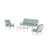 Mission 4 Piece Sofa Seating Group with Cushions-88752848-88752856
