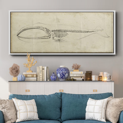 Whale Study I - Toile encadrée
