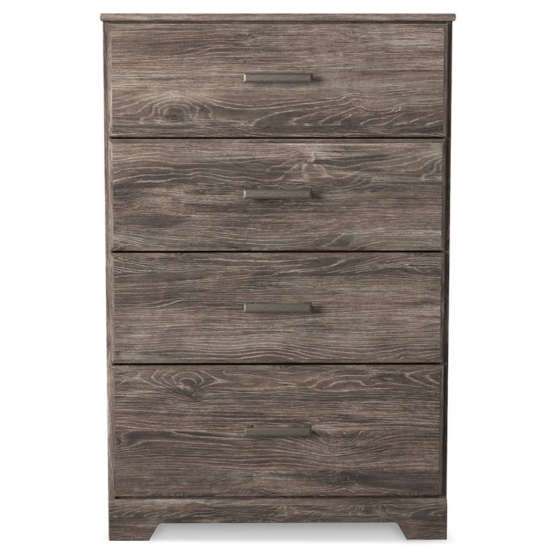 Eria 30.24'' W 4 - Drawer Dresser, Dark Gray