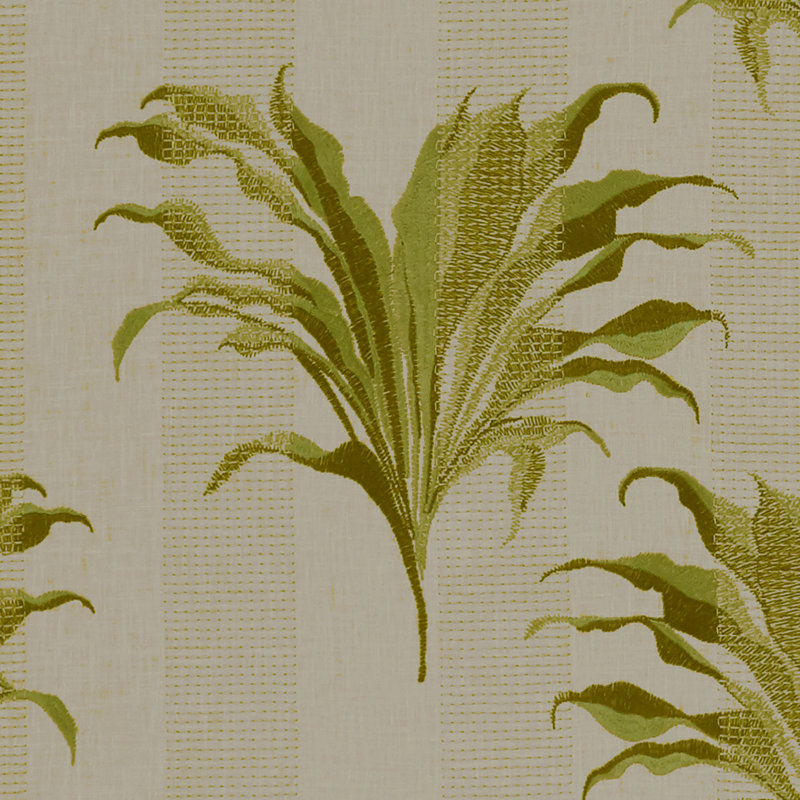 Exotica Palma Fabric, Citron