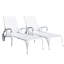 Méridienne en aluminium coulé 1Pcs blanc-967572571
