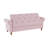 Bed Bench Pink Velvet