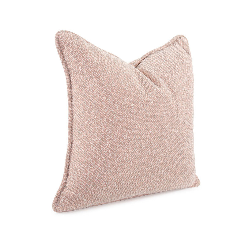 Coussin corail d'Alicante, Carré H 20 po x l 20 po, Rose