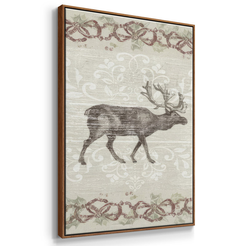 Cabine de Noël, collection B, H 25 po x l 17 po x P 1,5 po, Noyer