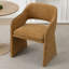 Fauteuil de salle à manger rembourré 19 po en chenille-295144480