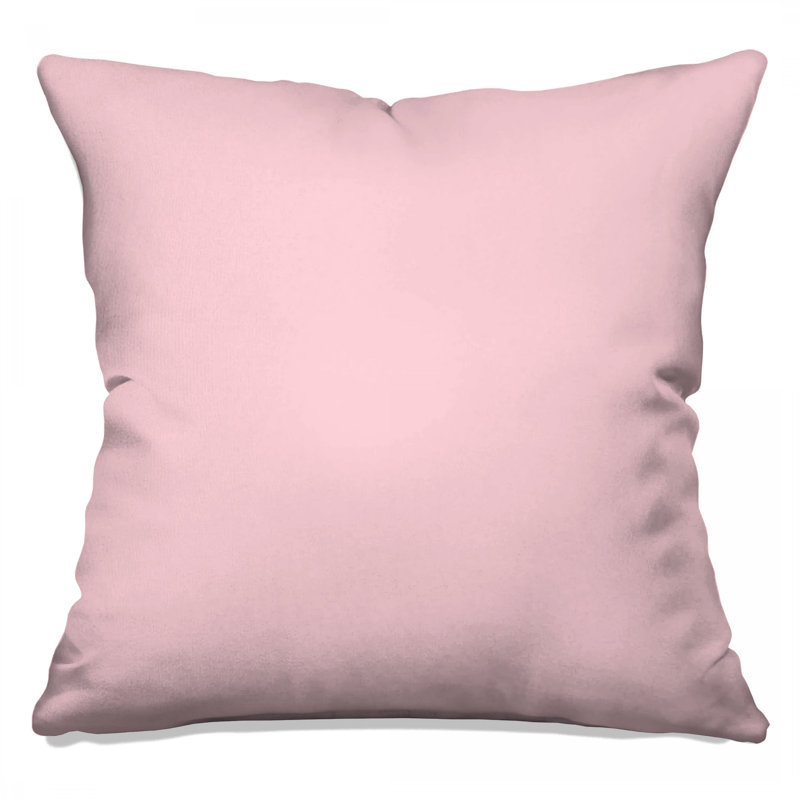 Solid Pink Background Double Sided Throw Pillows, 26 x 26 inches