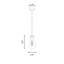 Luminaire suspendu conique à 1 lumière Renata-1101089759