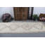 Anatolian Vintage Turkish Runner Rug offers Bohemian Style in Herki Handmade Beige Kilim Design