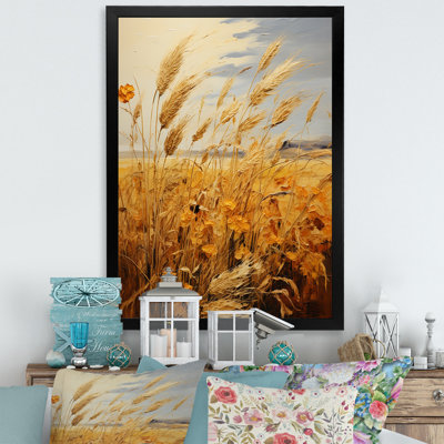 Prairies Golden Impasto Harvest I " Prairies Golden Impasto Harvest I "