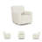 Upholstered Swivel Armchair-84680079