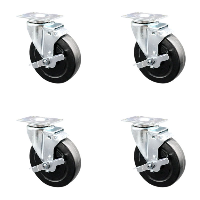 Hard Rubber Caster