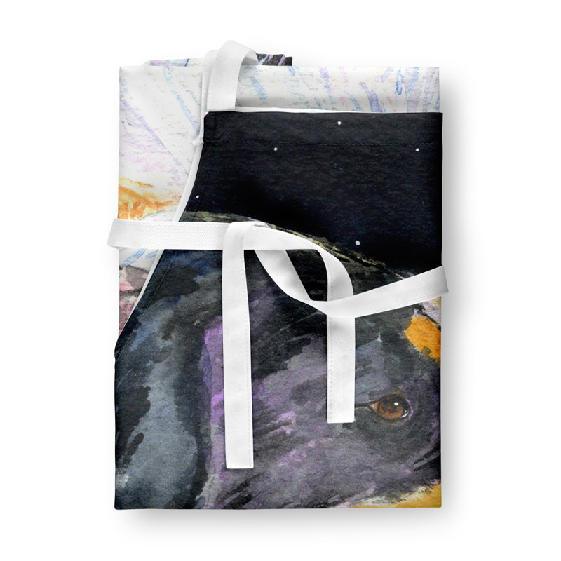 No Pattern Bib Apron