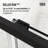 VIGO Paloma 56"–60" W x 74" H Semi-Frameless Double Sliding Shower Door in Matte Black with Clear Tempered Glass-124638802