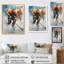Winter Hockey Jeux Olympiques sur glace, reproduction d'art sur toile-57819804-235304320