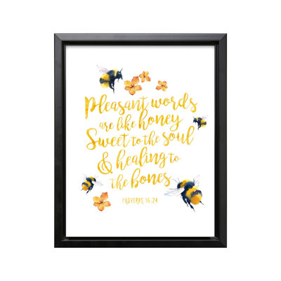 Pleasant Words Are Like Honey No2