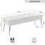 Faux Leather Upholstered Bench with Metal Legs-275778533