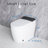MONSFEST 1.28 Gallons GPF Elongated Bidet Toilet