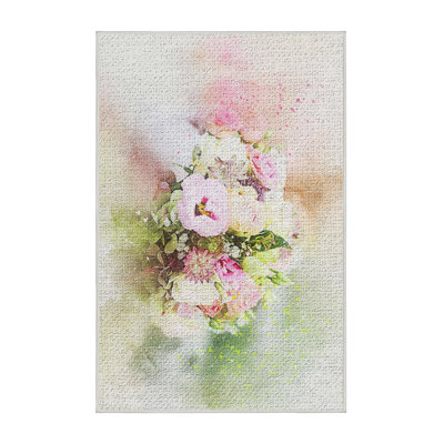 Tapis de fleurs, zone rose