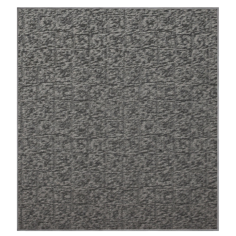 Tapis intérieur / extérieur gris Ganimete, Carré 12 po