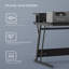 Metal Base Computer Desk