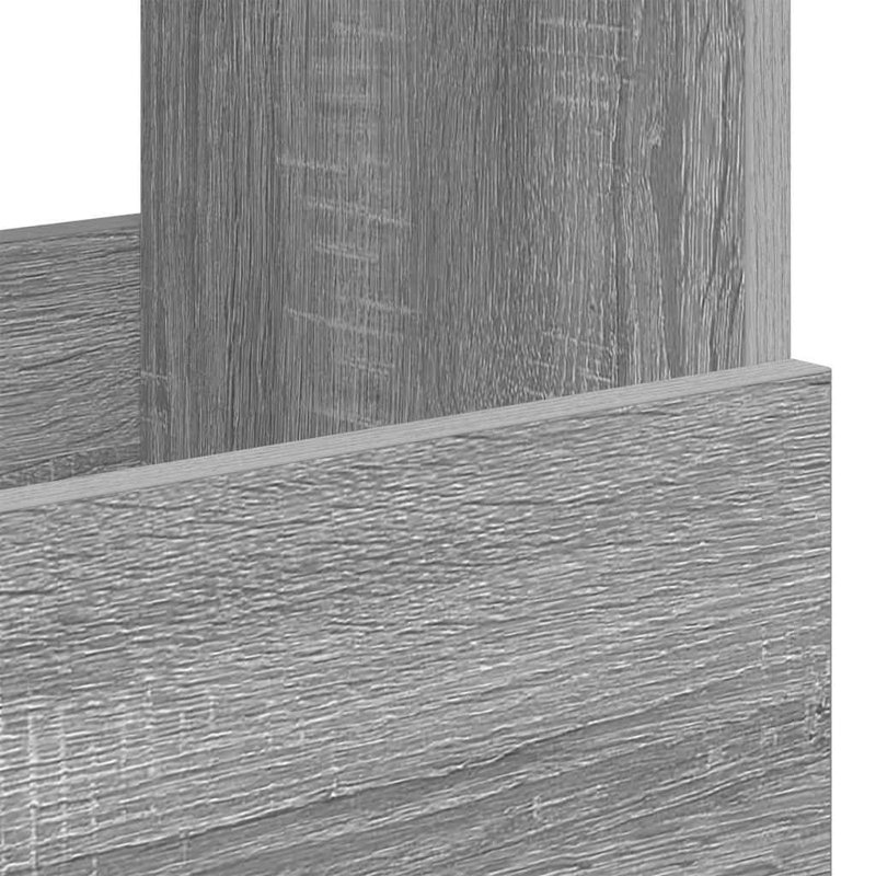 Wood Free Standing Magazine Rack, Light Grey