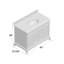 Ensemble de meuble-lavabo double 60 po Clamart-101807952-101807949