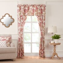 Jacobean Floral Valances & Kitchen Curtains You'll Love